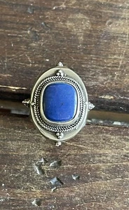 Vintage Lapis Lazuli Ring, size 7 - Picture 1 of 10