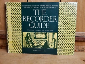 Vintage 1965 1st edition Oak Publications The Recorder Guide by KULBAC & NITKA - Bild 1 von 12