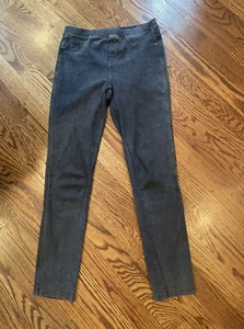 Zara Gray Stretch Leggings Size 11/12 - Picture 1 of 2