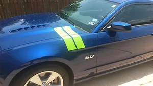 2015 17 18 Mustang FAT guardabarros y capó marca hash par de rayas GT350 GT - Imagen 1 de 1