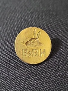 Antike B&BH Hase Hase Knopf Firmin & Söhne 153 Strand London Karte - Bild 1 von 13