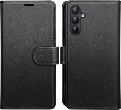 Case For Samsung S25FE/s23fe Leather Flip magnetic shockproof s24fe phone cover - Image 1 of 4