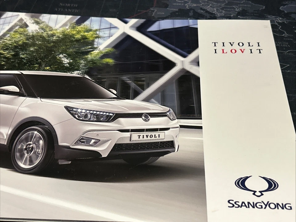 The Ssangyong Tivoli Range Original Car Sales Brochure - Image 1 of 4