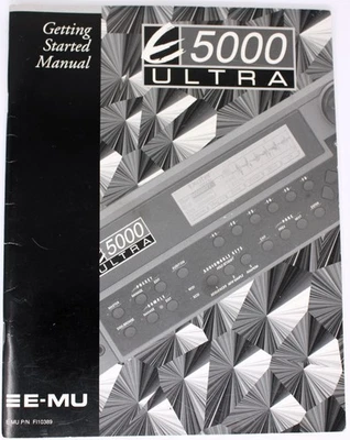 E-mu Systems E5000 Ultra manual de inicio 1999 Foto 1 de 2