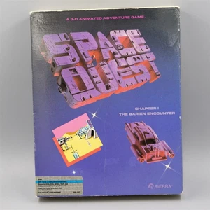 Space Quest Sarien Encounter (Sierra, PC, 1987) nur Leerkarton & Handbuch - Bild 1 von 9