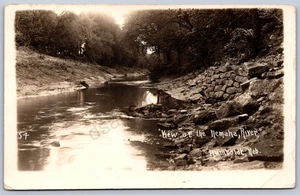 K40/ Humboldt Nebraska RPPC Postcard c1910 Nemaha River View 93 - Picture 1 of 2