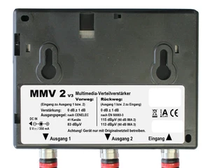 MMV 2 UM v3 Multimedia Verteilverstärker inkl.Netzteil Unitymedia,Vodafone,Kabel - Bild 1 von 1