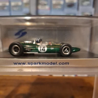 Spark 1/43 S1852 Team Lotus 33 BRM #14 2nd Monaco GP 1967 Graham Hill - Image 1 of 4
