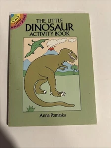 The Little Dinosaurs Activity Book Dover Books Anna Pomaska 1987 colored pages - Picture 1 of 3