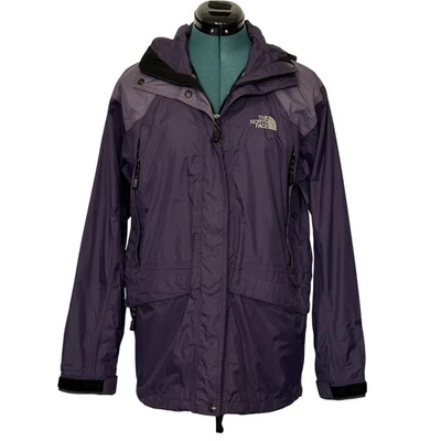 Chaqueta para mujer The North Face mediana púrpura HyVent con capucha impermeable Foto 1 de 4