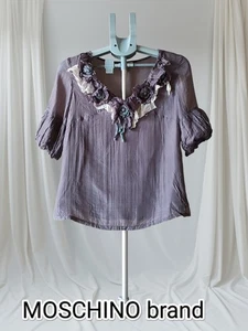 moschino cheap and chic Silk Blouse Vintage Style S-M 6-8 - Foto 1 di 9