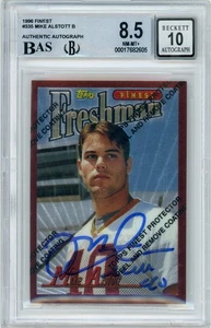 1996 Topps Finest #335 Mike Alstott Buccaneers RC BGS 8.5 Autogramm 10 - Bild 1 von 2