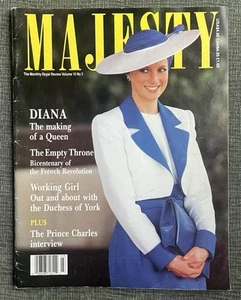 PRINCESS DIANA Majesty Magazine 1989 Volume 10 #3 Royal Review UK Import - Picture 1 of 5
