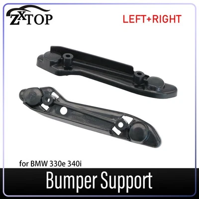 Se adapta a 16-18 BMW 330e, 13-15 ActiveHybrid 3 pares de parachoques delantero cubierta soporte lateral Foto 1 de 4