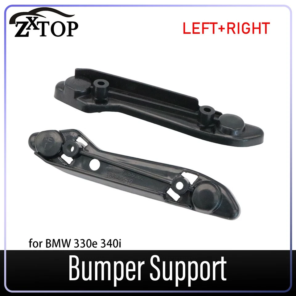 Se adapta a 16-18 BMW 330e, 13-15 ActiveHybrid 3 pares de parachoques delantero cubierta soporte lateral Foto 1 de 4