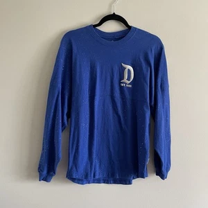 Disney Women S Wishes Come True Blue Glitter Disneyland Resort Spirit Jersey - Picture 1 of 12