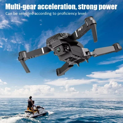 Professional 4K Wide A Drone E88 with HD Camera WiFi FPV Height Hold Foldable RC - Image 1 of 4
