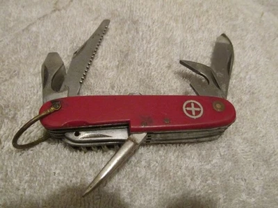 VINTAGE 1970’s SWISS ARMY KNIFE MULTITOOL 11 TOOLS JAPAN Good Condition - Image 1 of 4