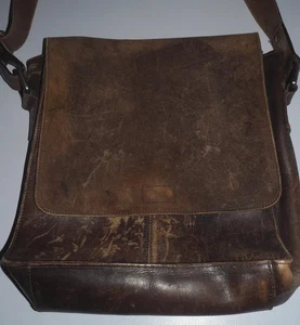Tasche - Umhängetasche - Vintage - Leder - Picture 1 of 5