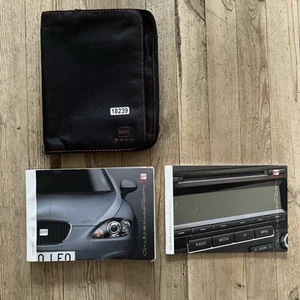 05-10 SEAT LEON OWNERS HANDBOOK MANUAL PACK + WALLET Print 2010 Ref18239 - Picture 1 of 22