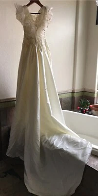 Vestido de novia House of Bianchi 1987 vintage Foto 1 de 4