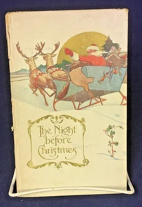 Vintage Buch The Night Before Christmas von Clement C. Moore um 1920 gehardcovert - Bild 1 von 7