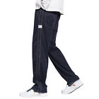 Men's Ice Silk Jeans Trousers Wide Leg Casual Straight Pants Summer Simple Pants
