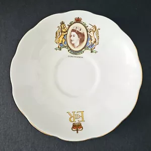 Queen Elizabeth II Krönung 5,5" Teller Soucer Made in England von Royal Albert - Bild 1 von 7