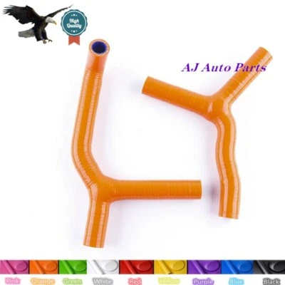 Manguera de radiador de silicona naranja para KTM 85SX 85 SX 2003-2008 2004 2005 2006 2007 Foto 1 de 4