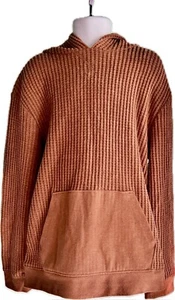 Cat And Jack kid’s Brown Hooded Sweatshirt size 6/7 - Picture 1 of 2