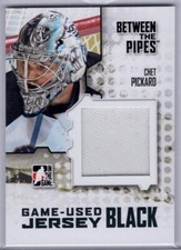 2009-10 Between The Pipes Jerseys Black #M30 Chet Pickard */130 *S1990