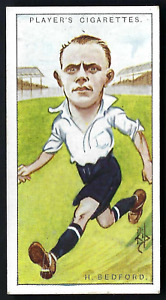 PLAYER - FOOTBALLERS CARICATURES BY "RIP" - #3 H BEDFORD, DERBY COUNTY