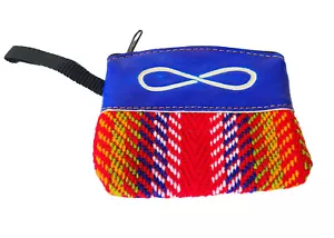 Étchiboy Louis Riel Blue Change Purse Porte-monnaie Metis Bleue - Bild 1 von 2