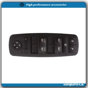 Interruptor elevador de ventana automático de plástico negro para Chrysler 300&Dodge 2015 2016-2018 - Imagen 1 de 14