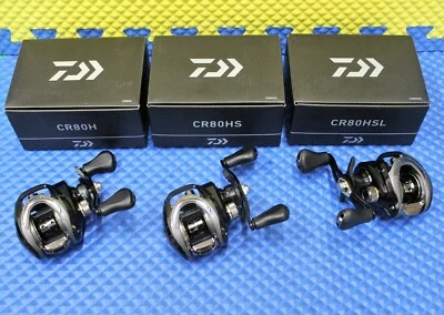 Daiwa Baitcast Carbon Resin Frame Casting Reel CR80H CHOOSE YOUR MODEL! - Image 1 of 2