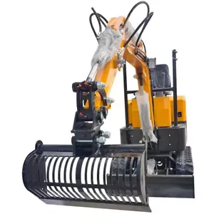 DE STOCK 600mm Felsen Boden Screening Sand Bucket Attachment für Mini-Bagger - Bild 1 von 6