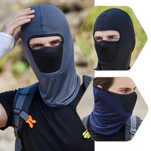Maschera integrale traspirante passamontagna moto sciarpa ciclismo copricapo I0Z3 - Foto 1 di 15