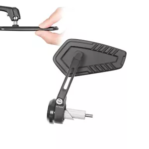 KiWAV Blade Heavy Weight Bar End Mirrors For 7/8 Inch Hollow End Bar ε - Picture 1 of 12