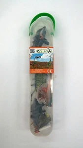 NEW CollectA Tube 10 Piece Dinosaur Assortment A1101 Set - T-rex Mosasaurus - Picture 1 of 7