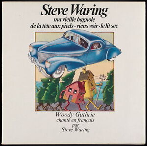 STEVE WARING - Woody Guthrie chanté en français - EP 45 tours