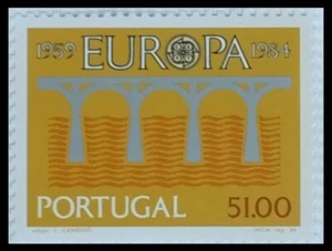 110. PORTUGAL 1985 STAMP EUROPA, BRIDGE. MNH - Picture 1 of 1