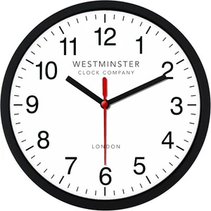 Modern Quartz Wall Clock Indoor Outdoor Battery Powered Analog Office Home Schoo - Picture 1 of 5