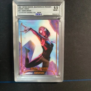 GHOST-SPIDER 2024 Marvel Masterpieces Nahuel Grego #72 Legendary Orange /99 A7 - Picture 1 of 2