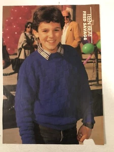Fred Savage Magazine Pinup Picture Ephemera - Picture 1 of 2