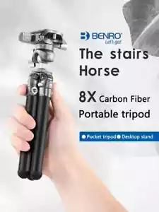 Benro SC05K SC05KWA Tripod Carbon Fiber Camera With FS20 Head Max Loading 3kg - Picture 1 of 10