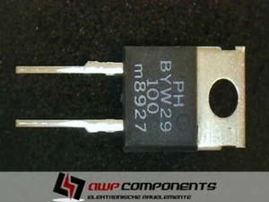 (15 Stk.) BYW29-100 - Diode Gleichrichter 100V 8A, Philips - Picture 1 of 3