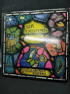 HALSEY / The Elizabethan Singers - Sir Cristemas VG+ Promo LP w/Insert 1965 - Picture 1 of 18