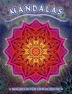 Mandala Malbuch für Erwachsene mit 50 Motiven, A4, Ausmalen, Malen, Softcover - Bild 1 von 5