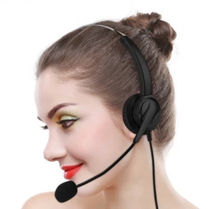 Cordless Phone Headset Noise Cancelling 2.5mm Telephone Headset Ca - Picture 1 of 6