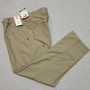 Wrangler Rugged Utility Pants Men's 44x30 Brindle Straight Fit Flat Front - Picture 1 of 13